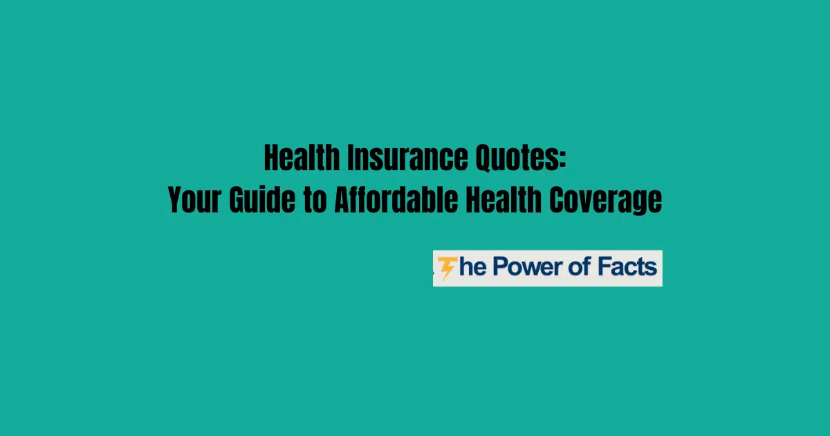 Health Insurance Quotes